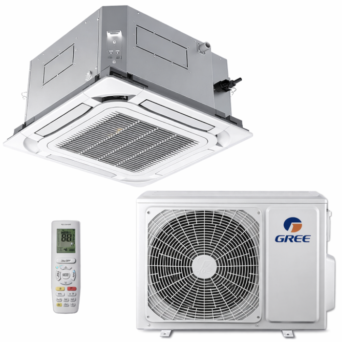 Gree U-Match GUD50T/A-S кассетный кондиционер gree.com.kg